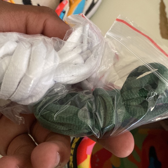 Chunky dunkys new with green, yellow and white laces - Picture 4 of 4